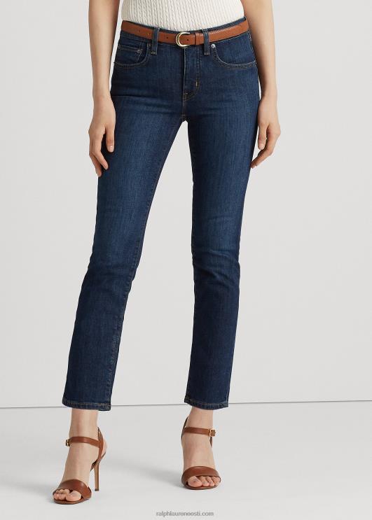 Ralph Lauren naised keskmise kõrgusega sirge teksapüks PR0V4487 sügav kuninglik