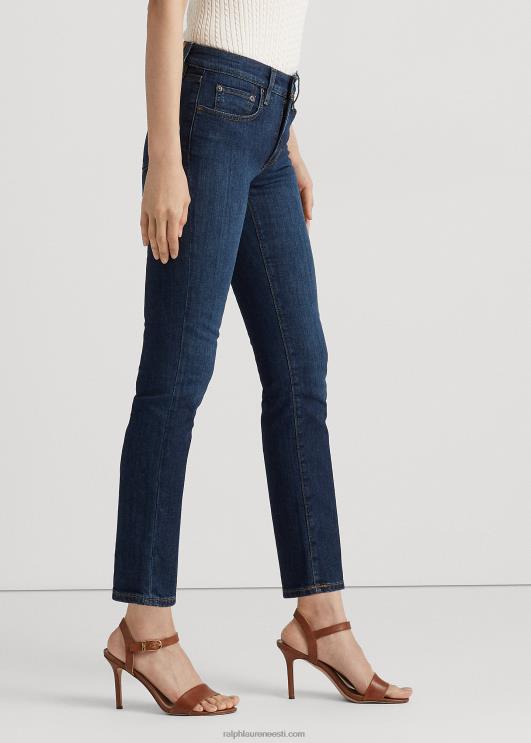 Ralph Lauren naised keskmise kõrgusega sirge teksapüks PR0V4487 sügav kuninglik