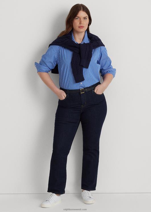 Ralph Lauren naised keskmise kõrgusega sirge teksapüks PR0V9595 tume loputuspesu