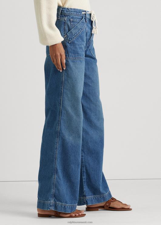 Ralph Lauren naised laia säärega teksad PR0V9548 karjamaa pesu