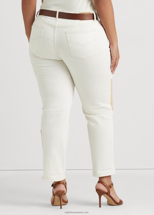 Ralph Lauren naised lapitehnikaga pingevaba kitsenev pahkluuteksa PR0V4773 kreemipesu