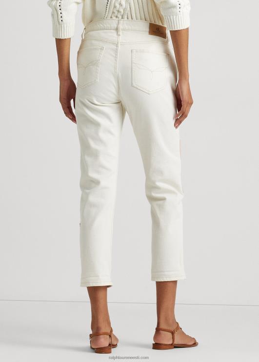 Ralph Lauren naised lapitehnikaga pingevaba kitsenev pahkluuteksa PR0V4867 kreemipesu