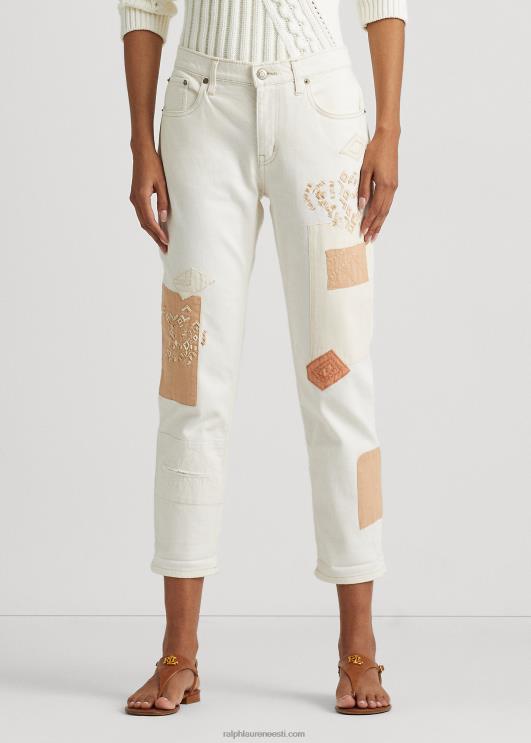 Ralph Lauren naised lapitehnikaga pingevaba kitsenev pahkluuteksa PR0V9512 kreemipesu