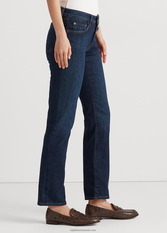 Ralph Lauren naised madala kõrgusega sirge kurviga teksa PR0V4273 sügav kuninglik pesu