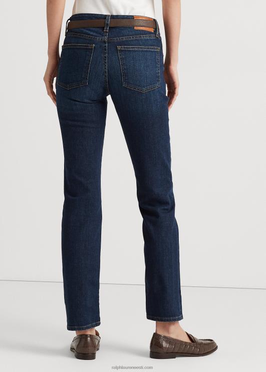 Ralph Lauren naised madala kõrgusega sirge kurviga teksa PR0V4273 sügav kuninglik pesu