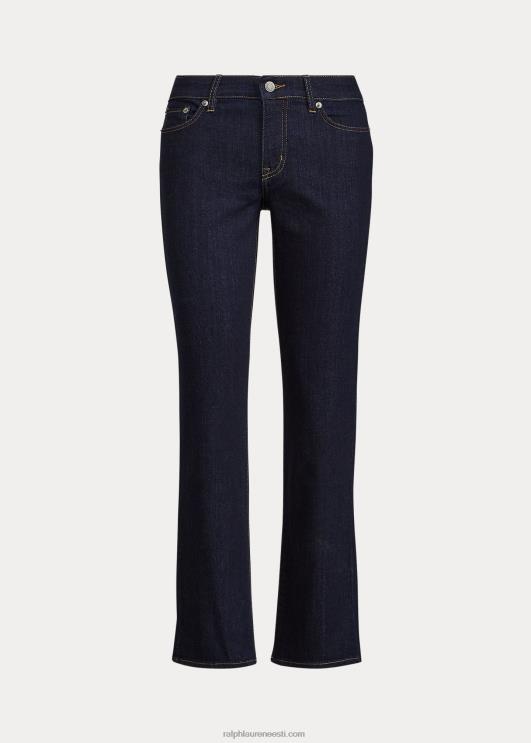 Ralph Lauren naised madala kõrgusega sirge kurviga teksa PR0V4276 tume loputus