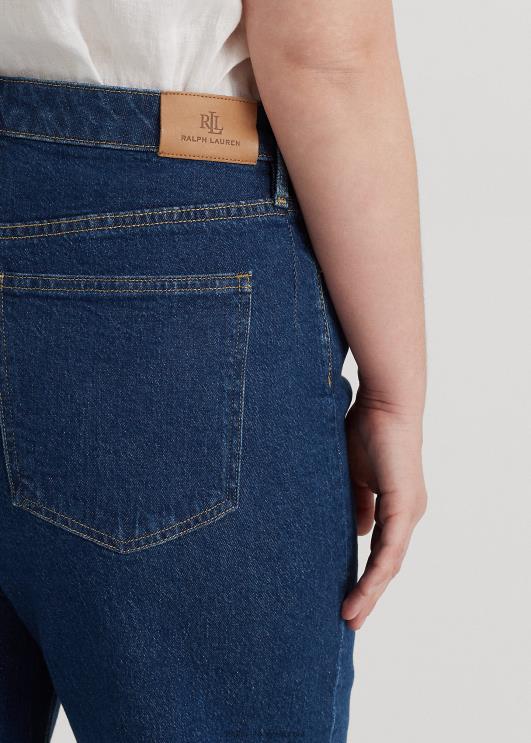 Ralph Lauren naised ombre kõrghoone laia säärega kärbitud teksa PR0V9481 ombre kanjoni pesu