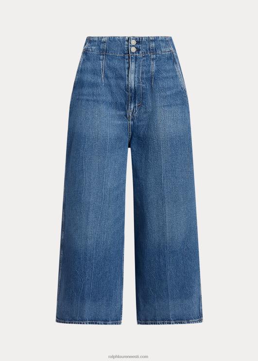 Ralph Lauren naised reguleeritava kõrgusega culotte teksad PR0V2989 vesia pesu