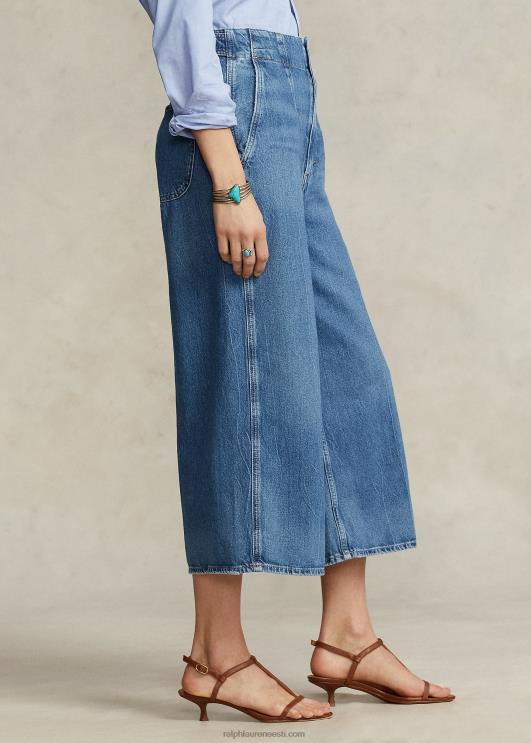 Ralph Lauren naised reguleeritava kõrgusega culotte teksad PR0V2989 vesia pesu