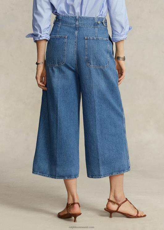 Ralph Lauren naised reguleeritava kõrgusega culotte teksad PR0V2989 vesia pesu