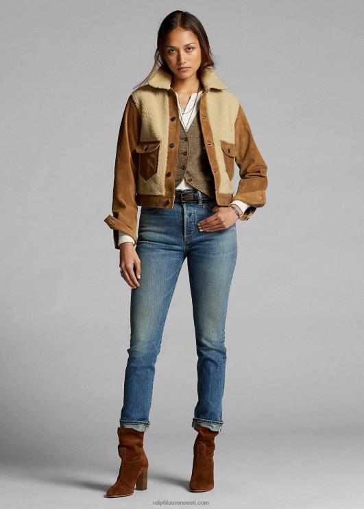 Ralph Lauren naised venivad vintage sirge istumisega teksad PR0V9145 Bailey pesu