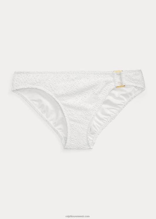 Ralph Lauren naised heegeldatud rõngas-esine hipsterpõhi PR0V9456 valge