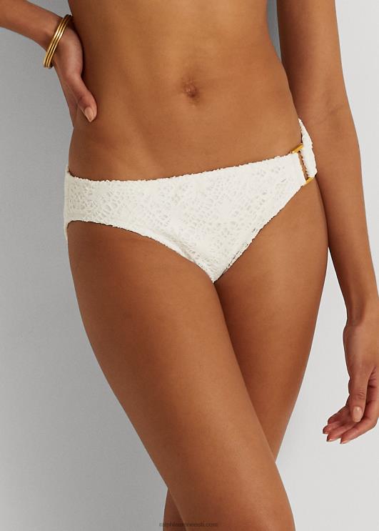 Ralph Lauren naised heegeldatud rõngas-esine hipsterpõhi PR0V9456 valge