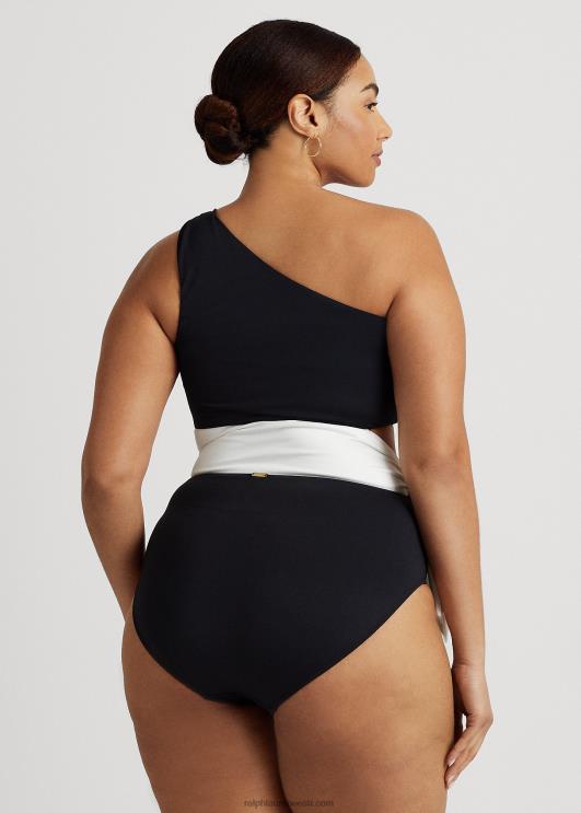 Ralph Lauren naised kahetooniline väljalõige ühes tükis PR0V4587 must