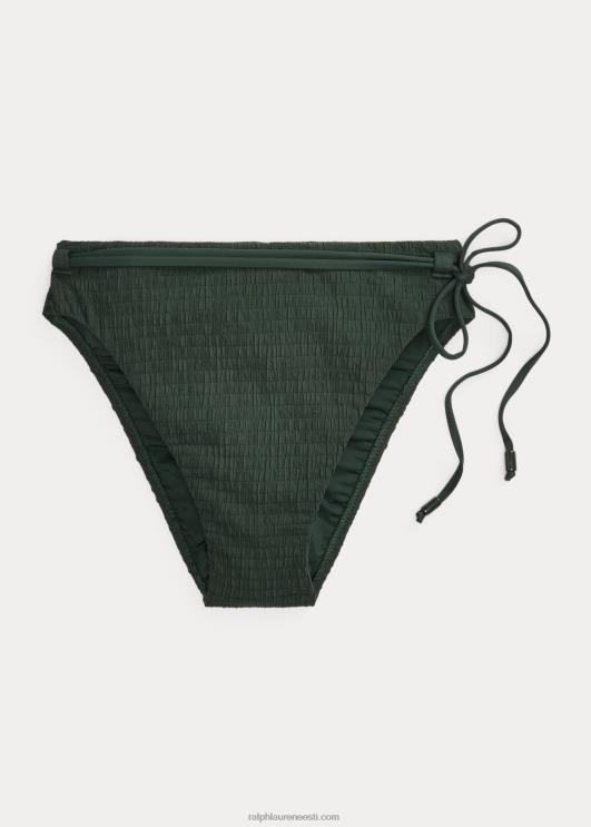 Ralph Lauren naised lipsudetailidega hipsteri bikiinipõhi PR0V3135 pudel roheline