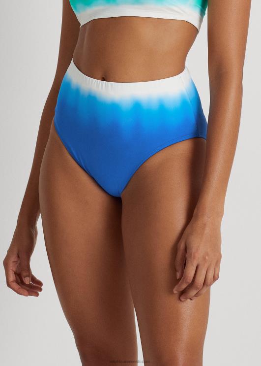 Ralph Lauren naised ombre kõrge vöökohaga bikiinipõhi PR0V4156 mitu