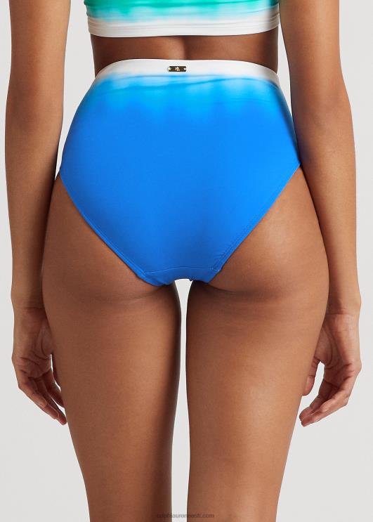 Ralph Lauren naised ombre kõrge vöökohaga bikiinipõhi PR0V4156 mitu