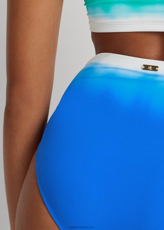Ralph Lauren naised ombre kõrge vöökohaga bikiinipõhi PR0V4156 mitu