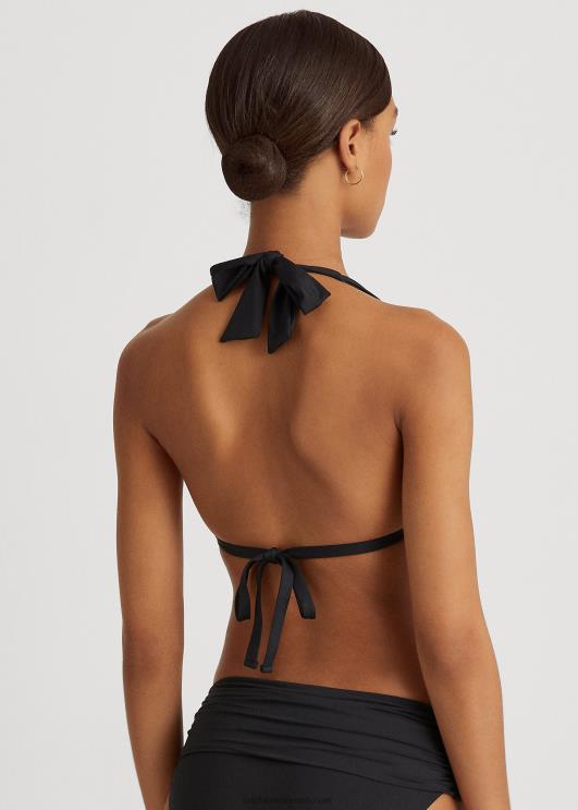 Ralph Lauren naised päitsetega bikiinitop PR0V4211 must