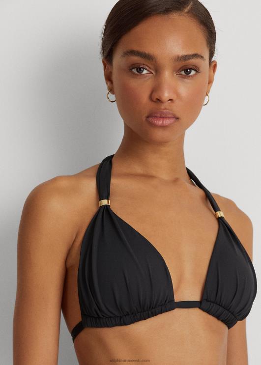 Ralph Lauren naised päitsetega bikiinitop PR0V4211 must