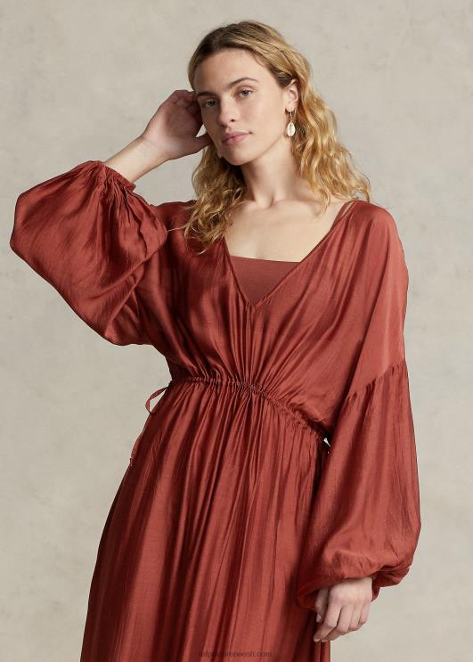 Ralph Lauren naised pluus-varrukate kate PR0V3142 sienna