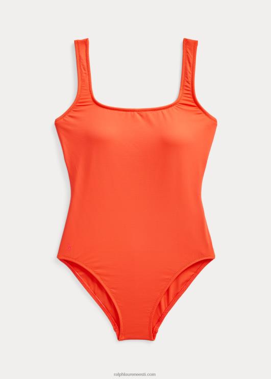 Ralph Lauren naised scoopback ühes tükis ujumistrikoo PR0V3307 õitsema
