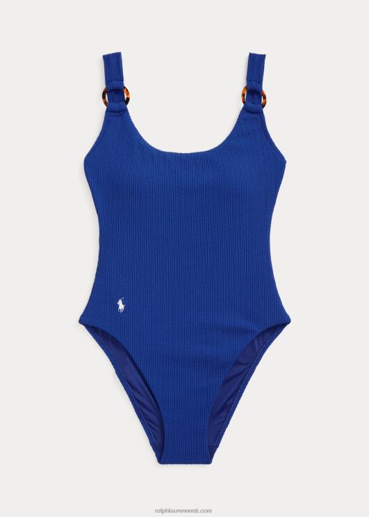 Ralph Lauren naised soonikuga o-rõngaga ühes tükis ujumistrikoo PR0V3300 ultramariin