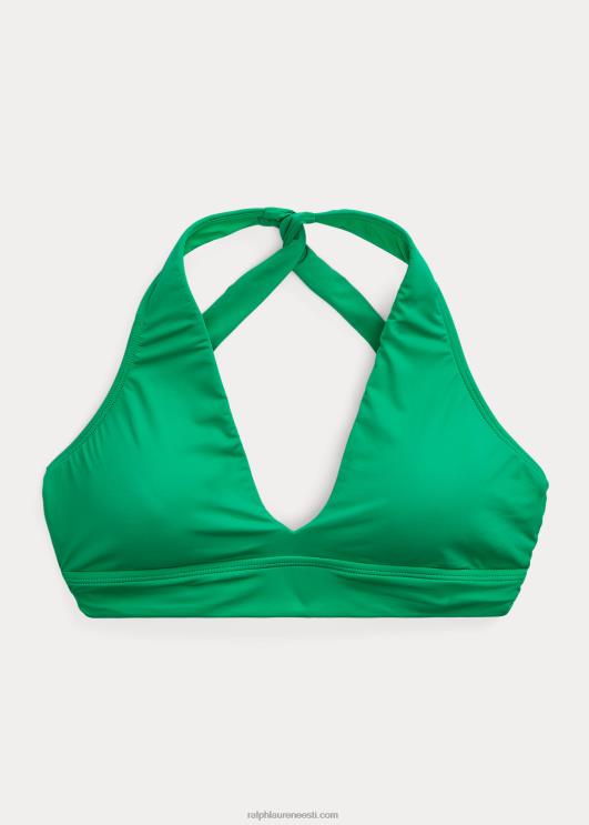 Ralph Lauren naised tagasi keeratav bikiinitops PR0V4158 cabana roheline