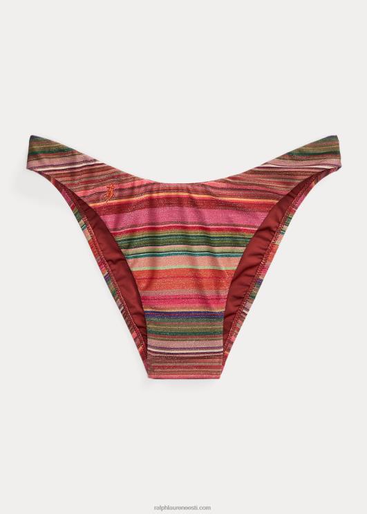Ralph Lauren naised triibuline hipsteri bikiinipõhi PR0V3138 mitu