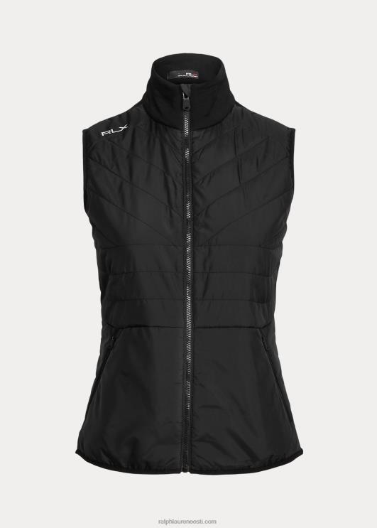 Ralph Lauren naised hübriidne mockneck tõmblukuga vest PR0V3752 must