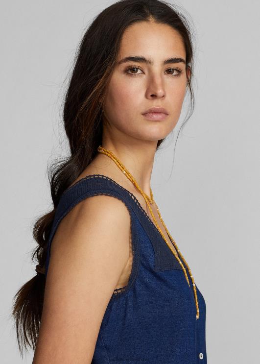 Ralph Lauren naised heegeldatud trimmitud nukk PR0V3639 indigo