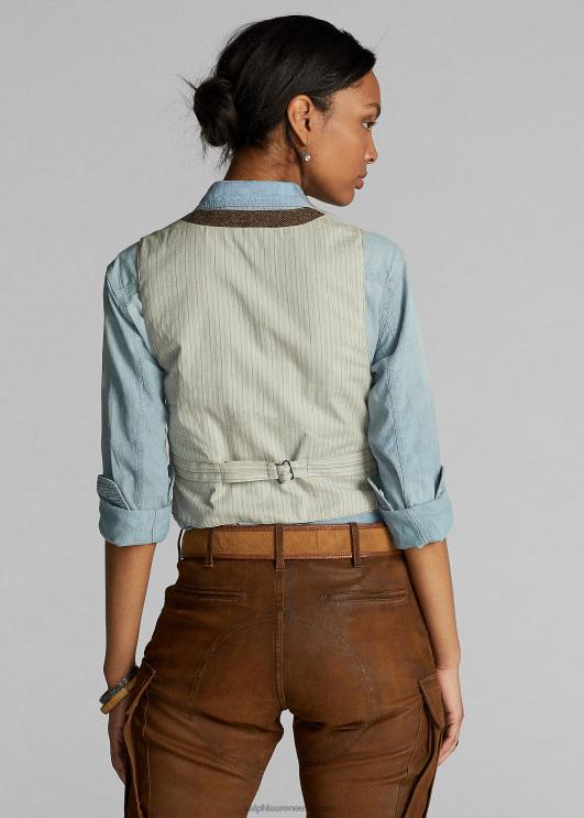 Ralph Lauren naised lapiline tviidvest PR0V3678 oliiv/süsi/tan multi