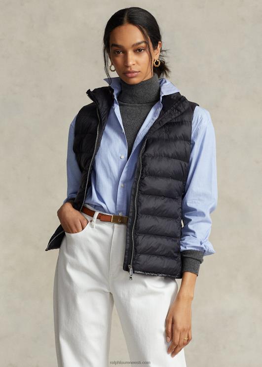 Ralph Lauren naised pakitav tepitud vest PR0V3283 must