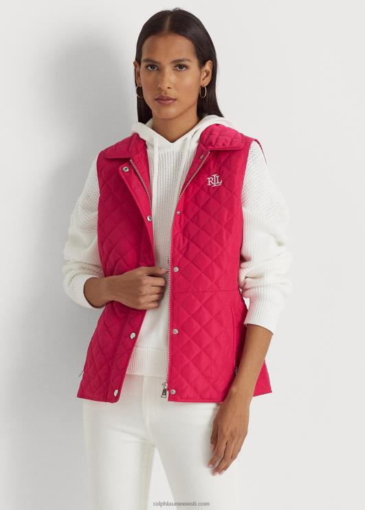 Ralph Lauren naised teemanttepitud vest PR0V4128 spordiroosa