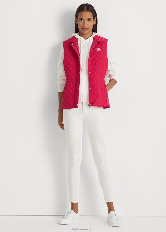 Ralph Lauren naised teemanttepitud vest PR0V4128 spordiroosa