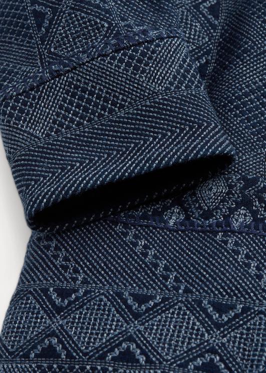 Ralph Lauren naised tepitud puuvillast jersey tolmulapp PR0V3681 indigo