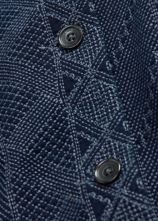 Ralph Lauren naised tepitud puuvillast jersey tolmulapp PR0V3681 indigo