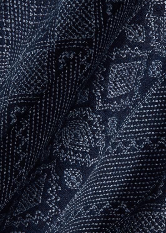 Ralph Lauren naised tepitud puuvillast jersey tolmulapp PR0V3681 indigo