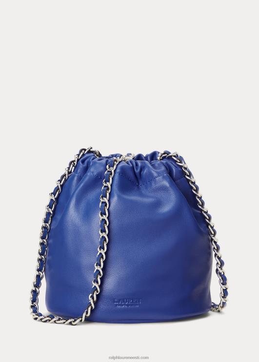 Ralph Lauren naised Nappa nahast keskmine emmi kott PR0V5370 sinine saturn