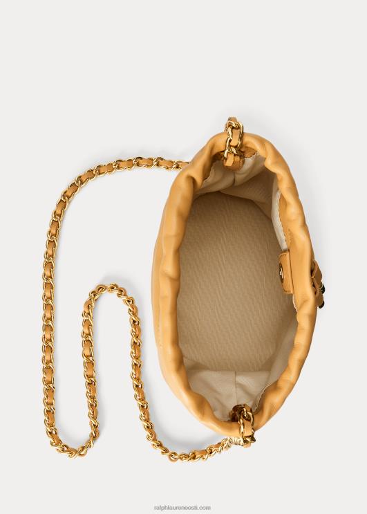 Ralph Lauren naised Nappa nahast keskmine emmi kott PR0V5371 buff