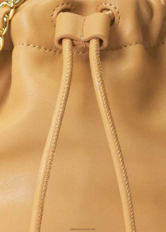 Ralph Lauren naised Nappa nahast keskmine emmi kott PR0V5371 buff