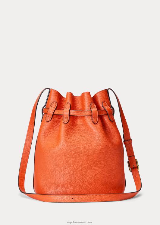 Ralph Lauren naised nahast keskmine bellport koppkott PR0V5202 päikeseloojangu oranž