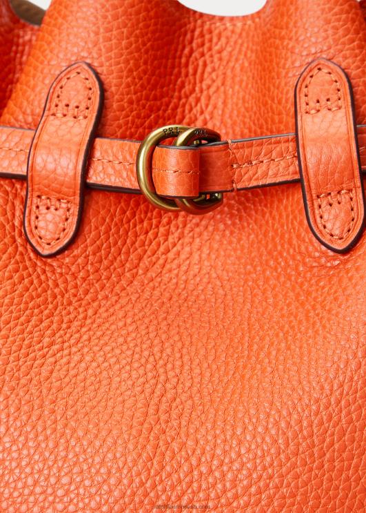 Ralph Lauren naised nahast keskmine bellport koppkott PR0V5202 päikeseloojangu oranž