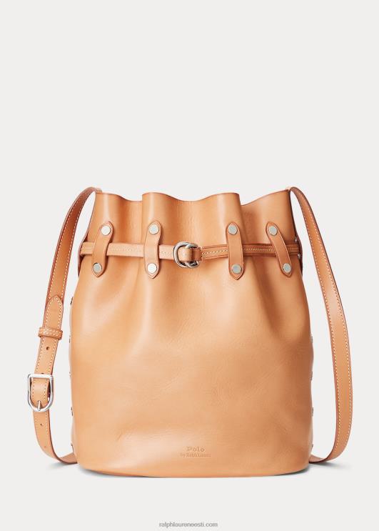 Ralph Lauren naised stud vachetta suur bellport koppkott PR0V5203 loomulik