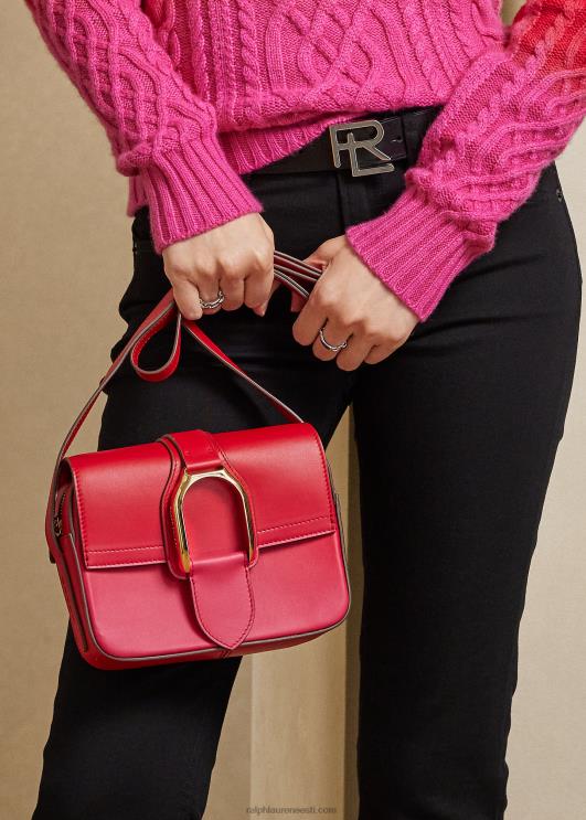 Ralph Lauren naised Kuu-uusaasta welington crossbody kott PR0V5264 punane