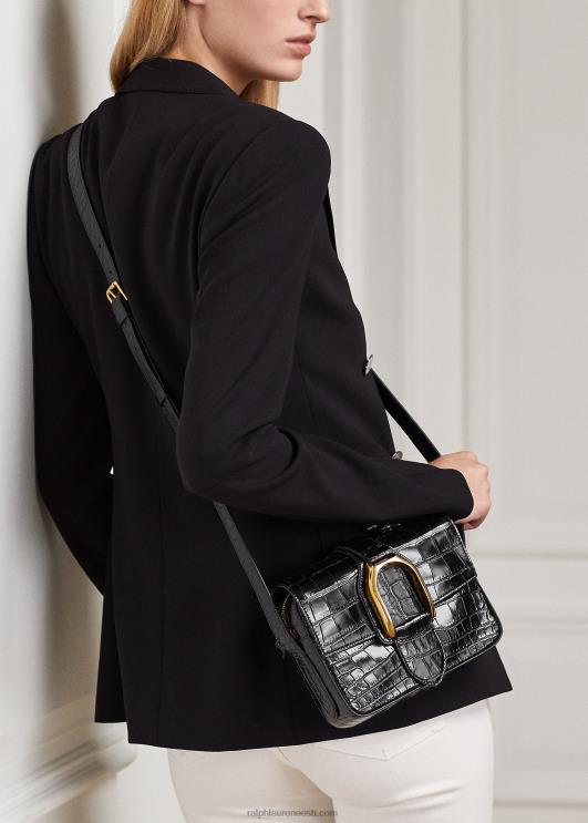 Ralph Lauren naised alligaator welington crossbody kott PR0V5266