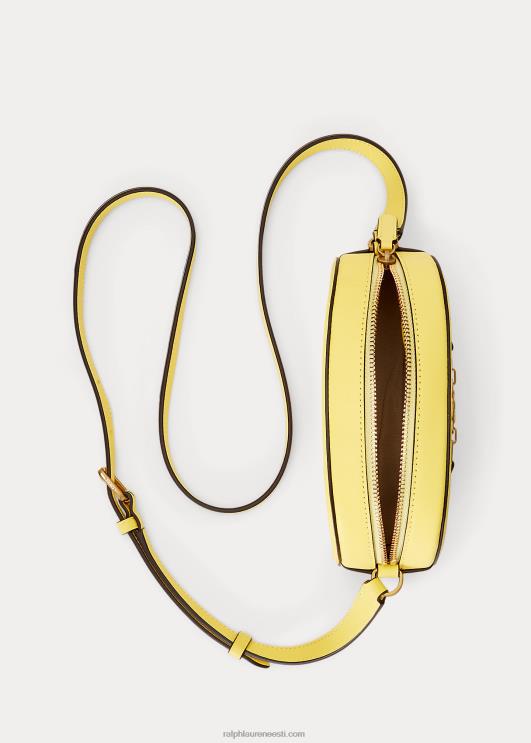 Ralph Lauren naised monogramm medium jordynn crossbody kott PR0V5441 khaki/päikesekala kollane
