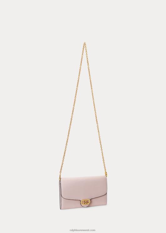 Ralph Lauren naised nahast medium adair crossbody PR0V5395 heleroosa