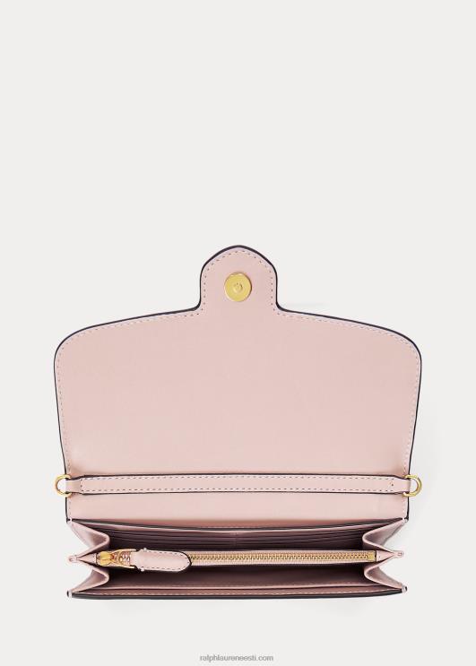 Ralph Lauren naised nahast medium adair crossbody PR0V5395 heleroosa