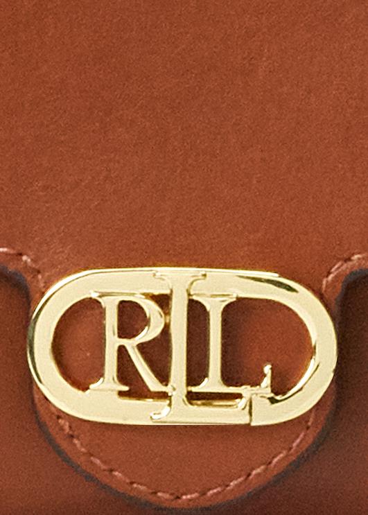 Ralph Lauren naised nahast medium adair crossbody PR0V5397 tan